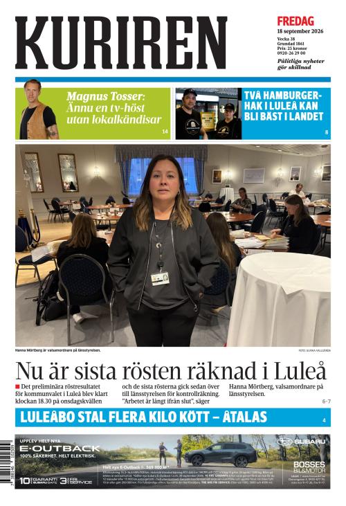 Norrbottens-kuriren 18.9.2026