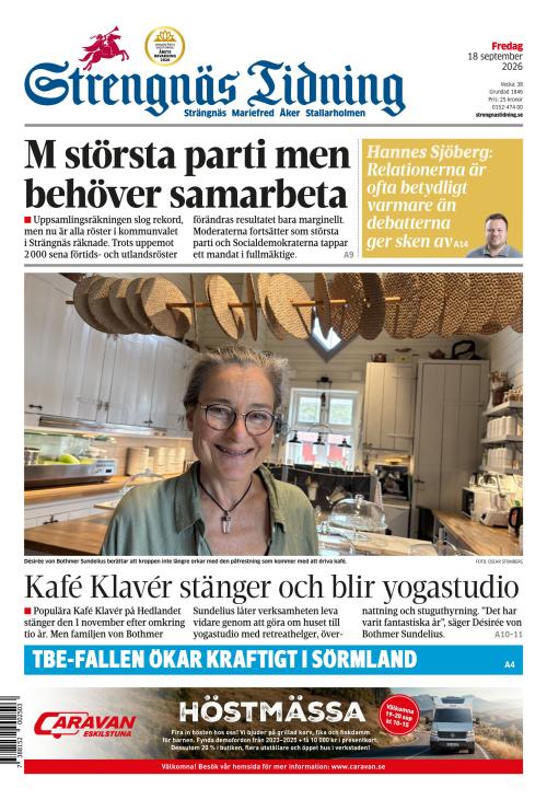 Strengnäs Tidning 18.9.2026