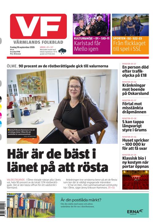 Värmlands Folkblad 18.9.2026