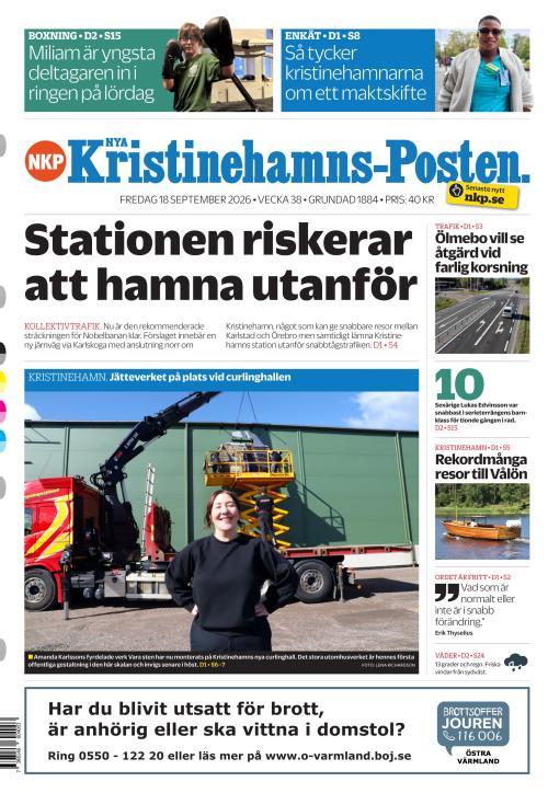 Nya Kristinehamns-Posten 18.9.2026