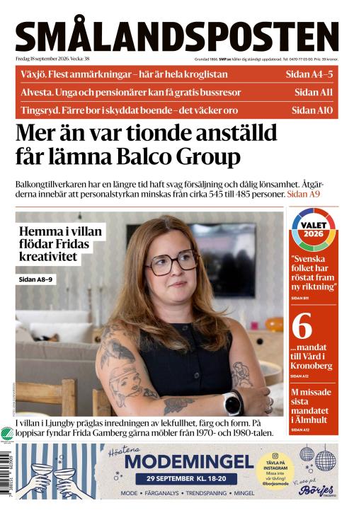 Smålandsposten 18.9.2026