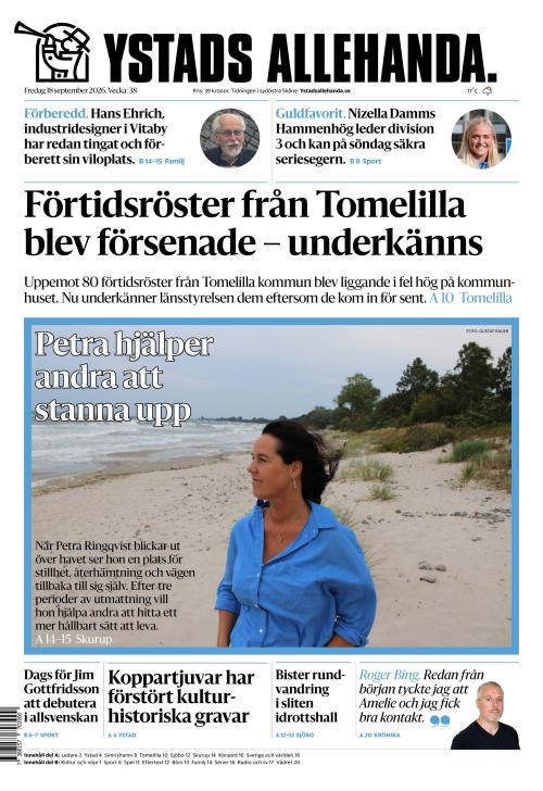 Ystads Allehanda 18.9.2026