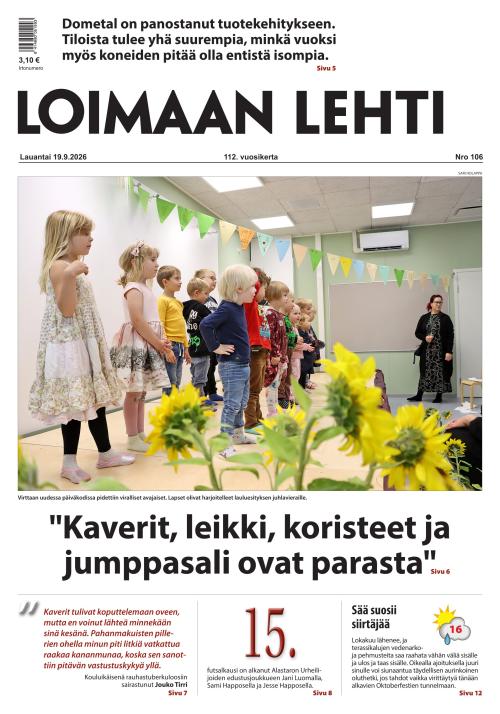 Loimaan Lehti 19.9.2026