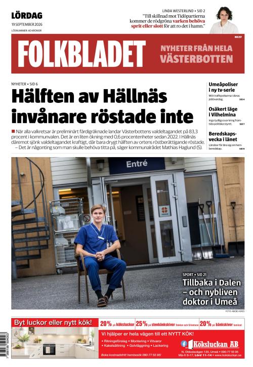 Folkbladet (Västerbotten) 19.9.2026