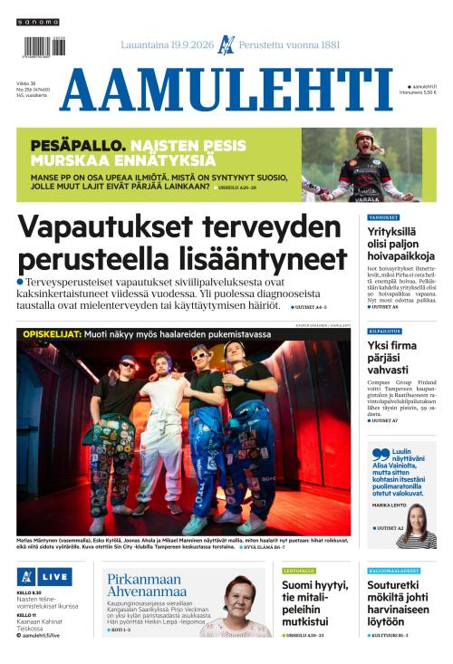 Aamulehti 19.9.2026