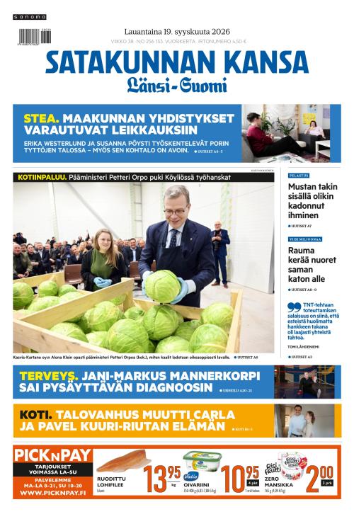 Satakunnan Kansa Länsi-Suomi 19.9.2026