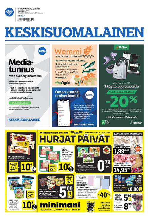 Keskisuomalainen 19.9.2026