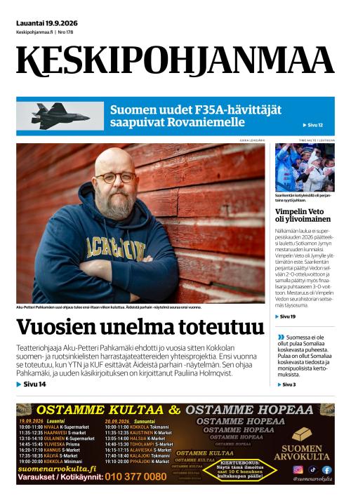Keskipohjanmaa 19.9.2026
