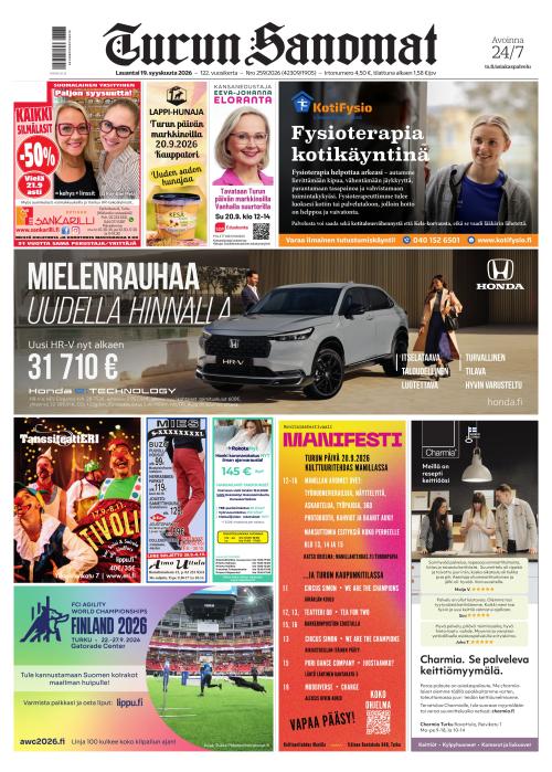 Turun Sanomat 19.9.2026