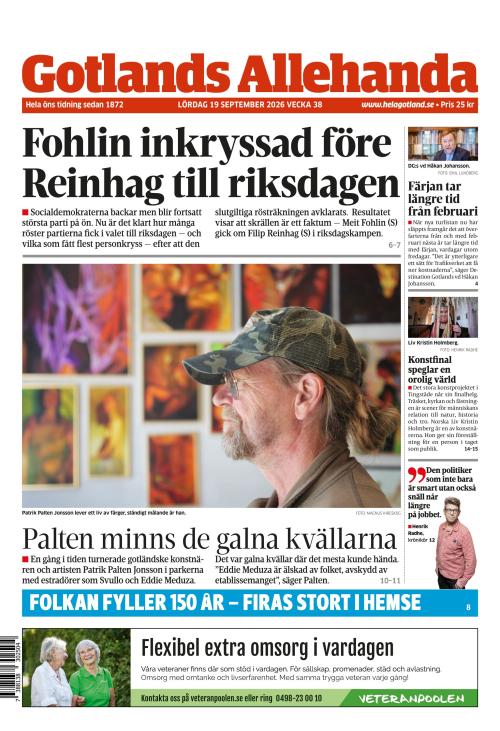 Gotlands Allehanda 19.9.2026