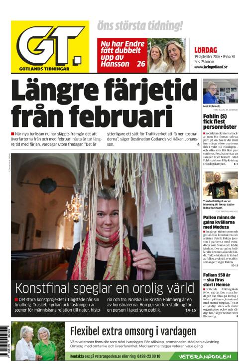 Gotlands Tidningar 19.9.2026
