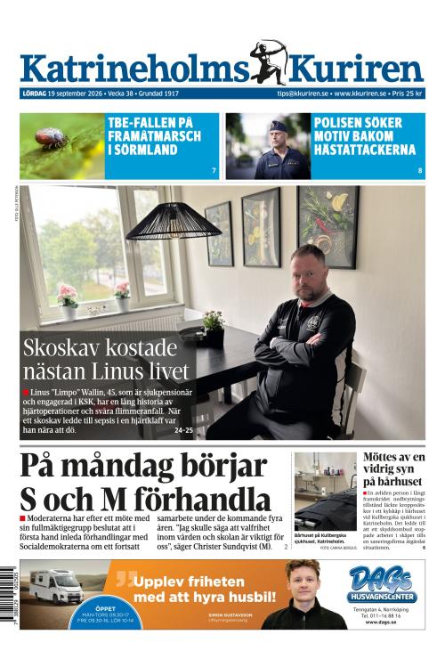 Katrineholms-Kuriren 19.9.2026