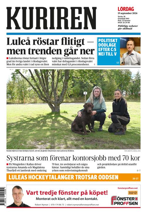 Norrbottens-kuriren 19.9.2026