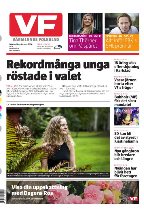 Värmlands Folkblad 19.9.2026