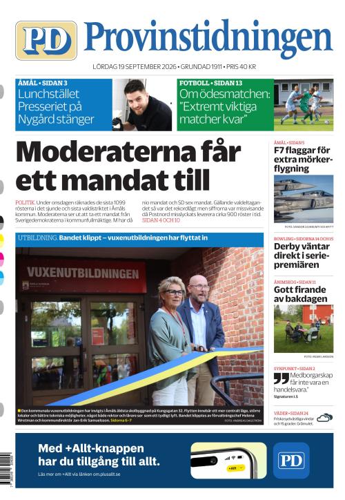 Provinstidningen Dalsland 19.9.2026