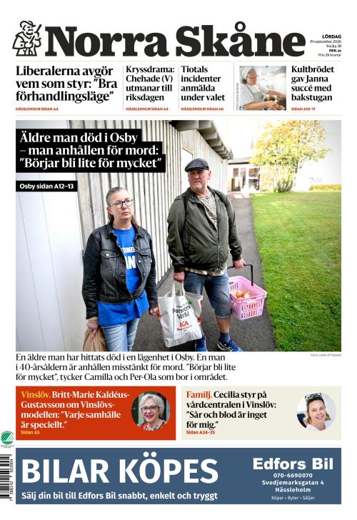 Norra Skåne 19.9.2026
