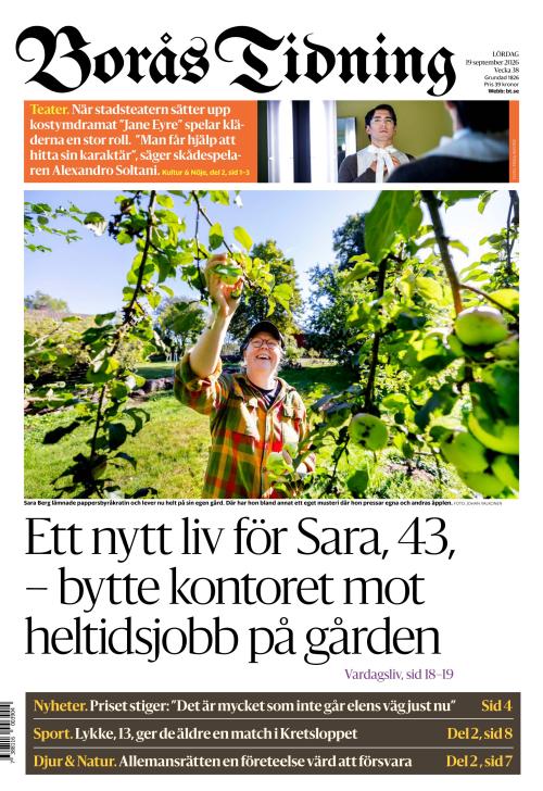 Borås Tidning 19.9.2026