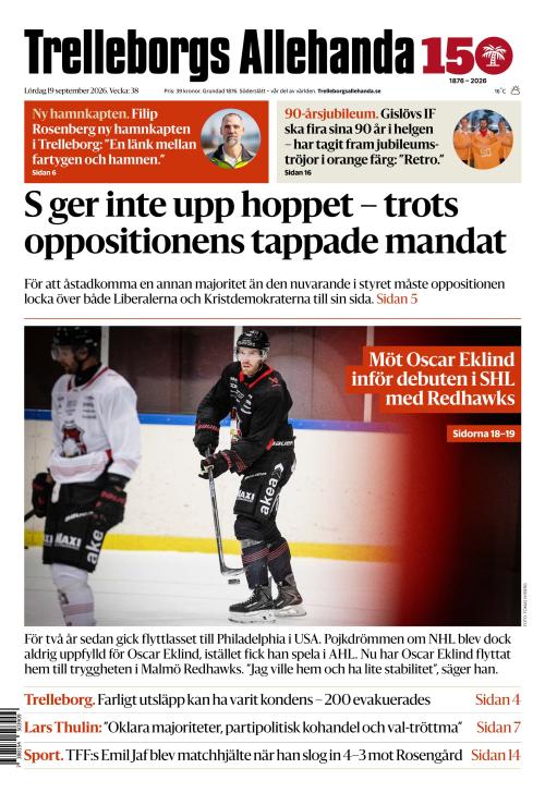 Trelleborgs Allehanda 19.9.2026