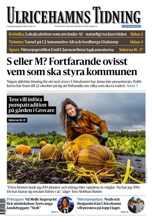 Ulricehamns Tidning 19.9.2026