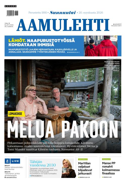 Aamulehti 20.9.2026