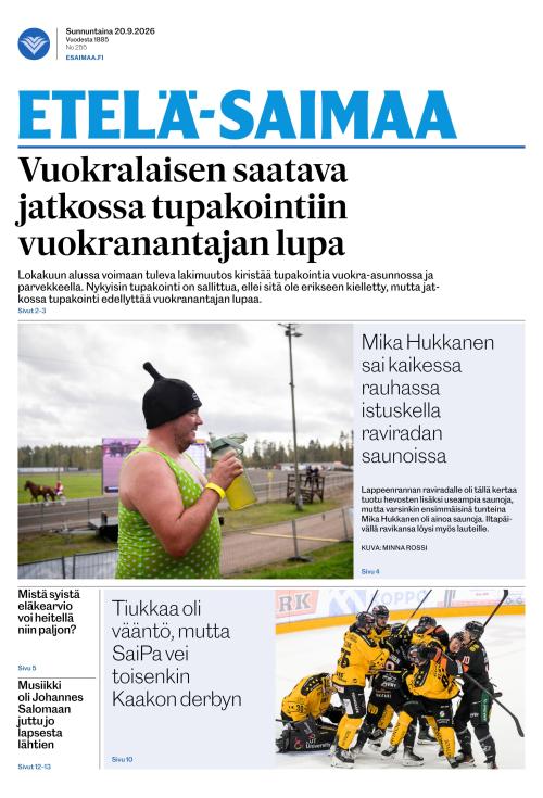 Etelä-Saimaa 20.9.2026