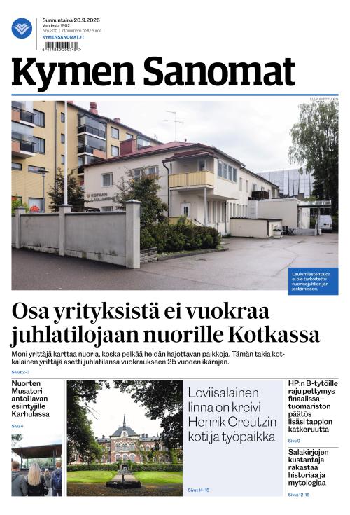 Kymen Sanomat 20.9.2026