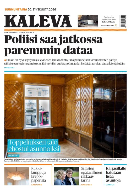 Kaleva 20.9.2026