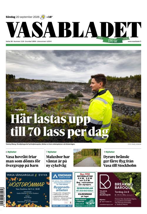 Vasabladet 20.9.2026
