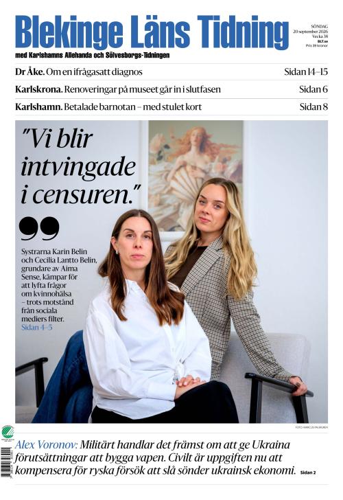 Blekinge Läns Tidning 20.9.2026