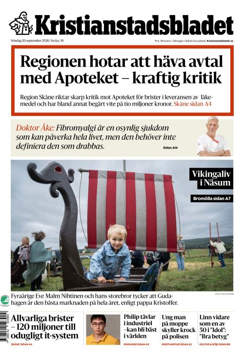 Kristianstadsbladet 20.9.2026