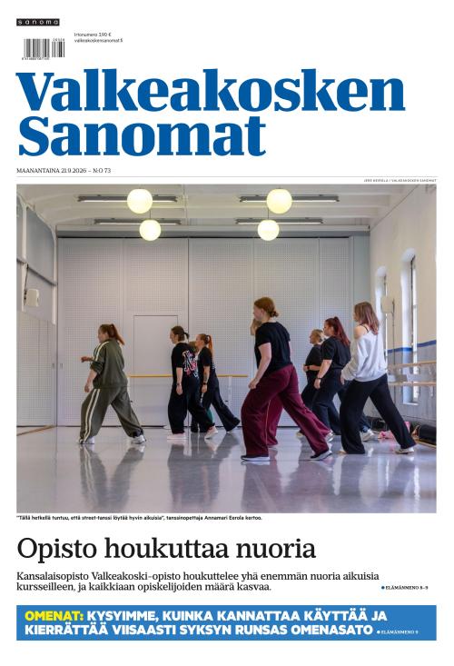Valkeakosken Sanomat 21.9.2026