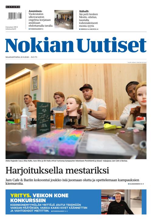 Nokian Uutiset 21.9.2026