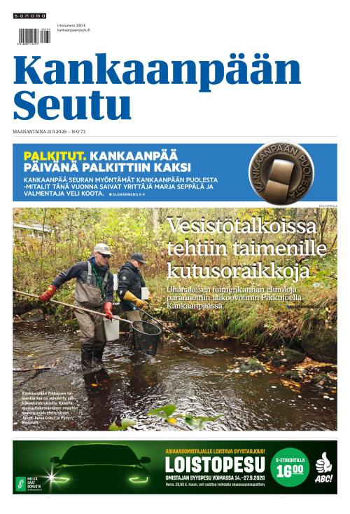 Kankaanpään Seutu 21.9.2026
