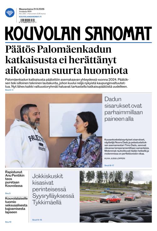 Kouvolan Sanomat 21.9.2026