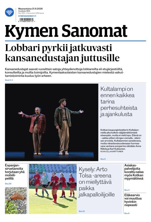 Kymen Sanomat 21.9.2026