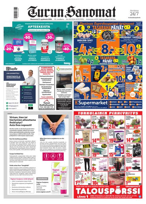 Turun Sanomat 21.9.2026