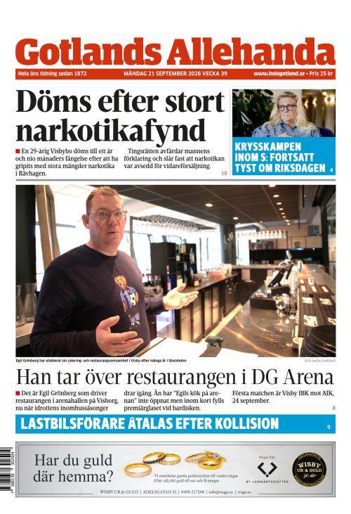 Gotlands Allehanda 21.9.2026