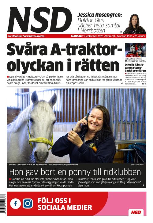 Norrländska Socialdemokraten 21.9.2026