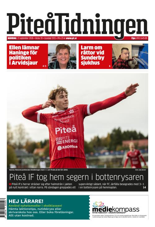 Piteå-Tidningen 21.9.2026