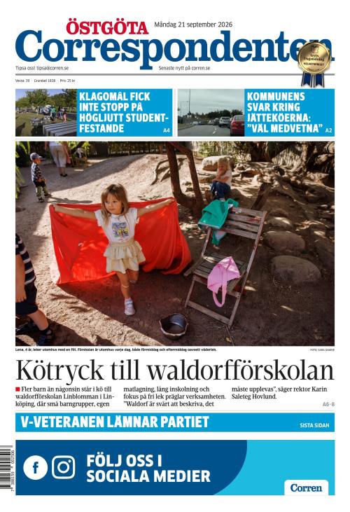 Östgöta Correspondenten 21.9.2026