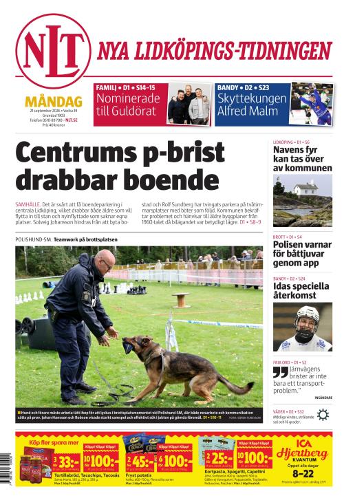 Nya Lidköpings-Tidningen 21.9.2026