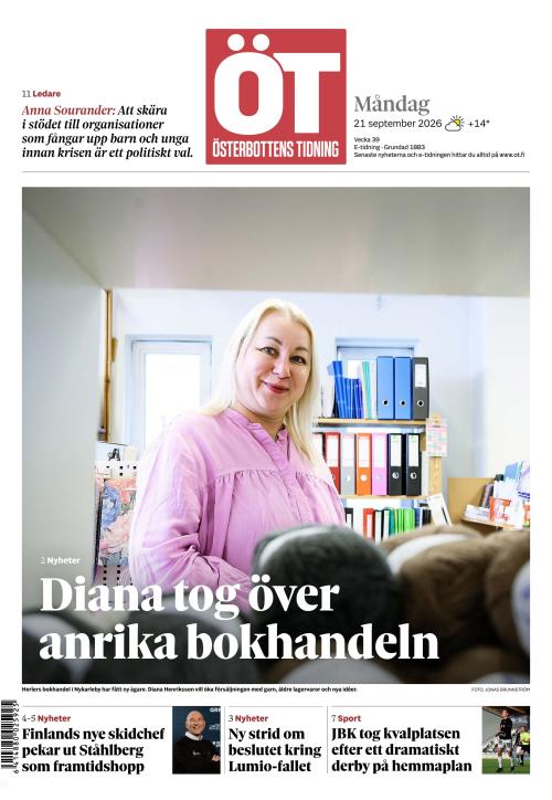 Österbottens Tidning 21.9.2026