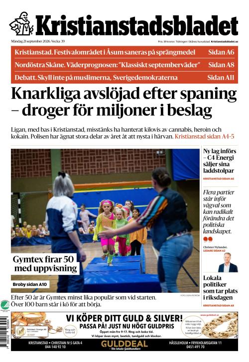 Kristianstadsbladet 21.9.2026