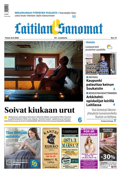 Laitilan Sanomat 22.9.2026