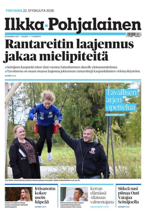 Ilkka-Pohjalainen 22.9.2026