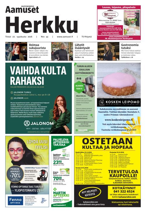 Aamuset 22.9.2026