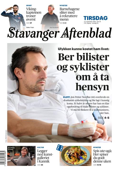 Stavanger Aftenblad 22.9.2026