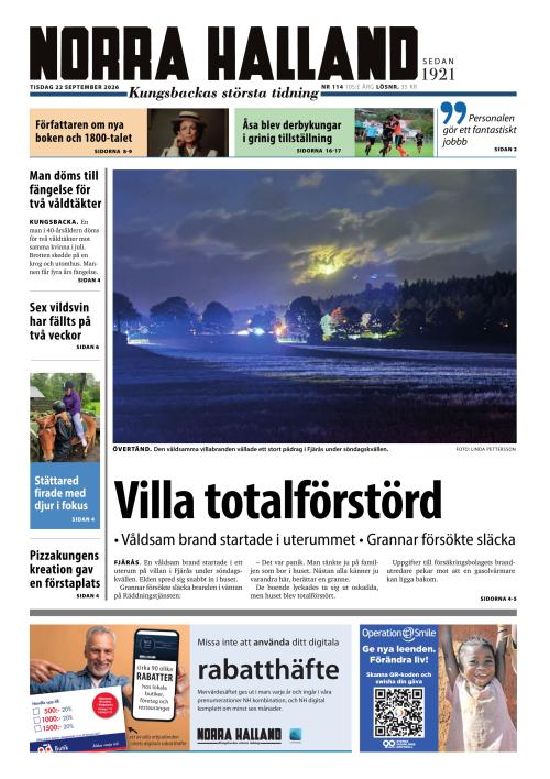 Norra Halland 22.9.2026
