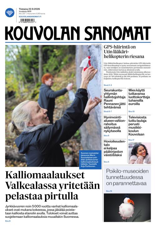 Kouvolan Sanomat 22.9.2026