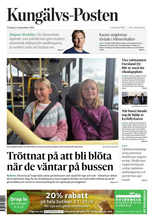 Kungälvs-Posten 22.9.2026